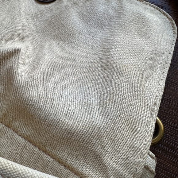 Fossil Vintage Striped and Floral Crossbody Bag - Green and Cream - Picture 8 of 16